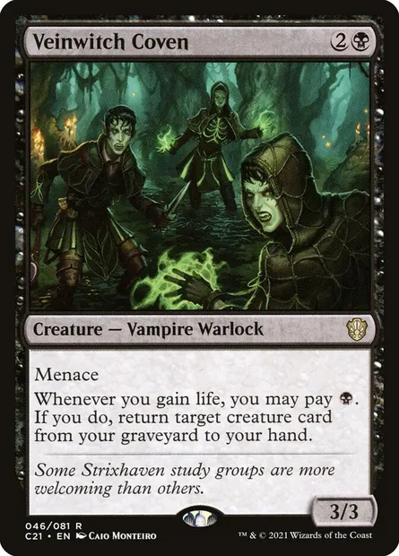 Veinwitch Coven, Magic card C21 46 — Commander 2021 set