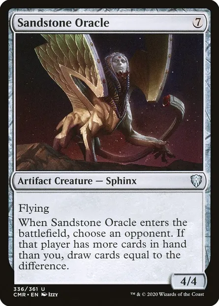 Sandstone Oracle, Magic card CMR 336 — Commander Legends set
