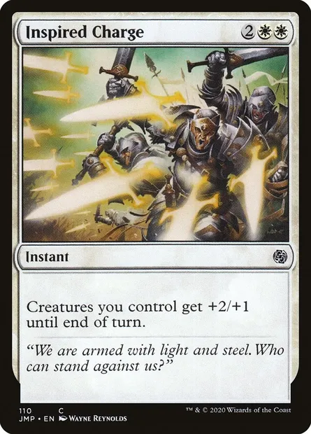 Inspired Charge, Magic card JMP 110 — Jumpstart set