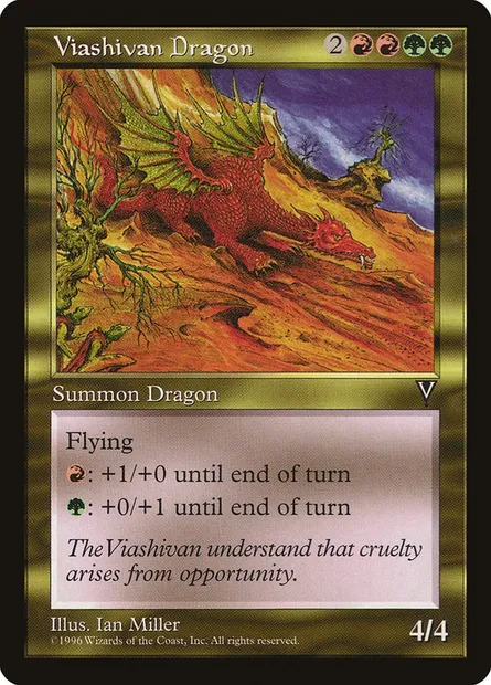 Dragon viashivân, carte Magic VIS 140 — extension Visions