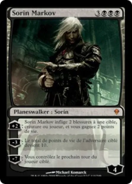 Sorin Markov, carte Magic ZEN 111 — extension Zendikar