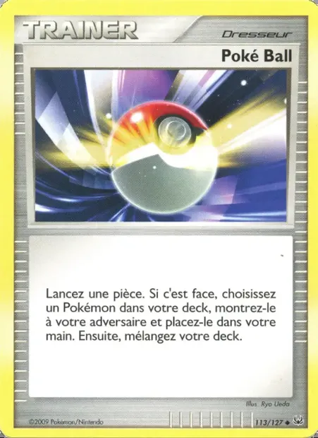 Poké Ball, carte Pokémon PL 113 — extension Platine