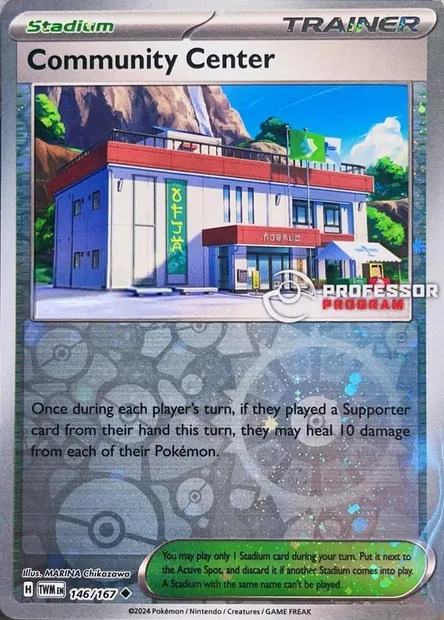Community Center, Pokémon card PROF 146 — Professor Program set