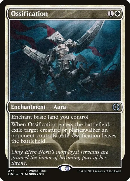 Ossification, Magic card ONE 277 — Phyrexia: All Will Be One set