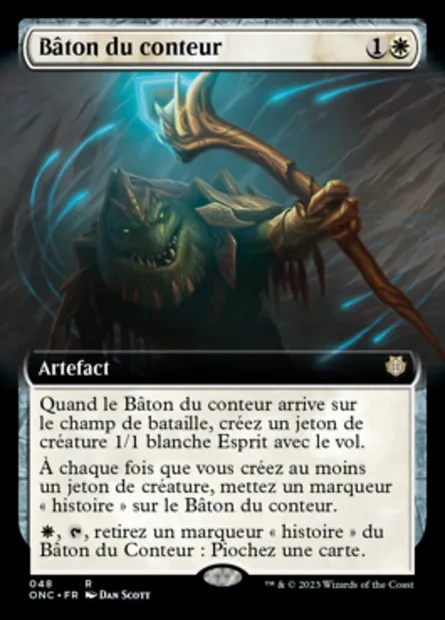Bâton du conteur, carte Magic ONC 48 — extension Phyrexia: All Will Be One Commander