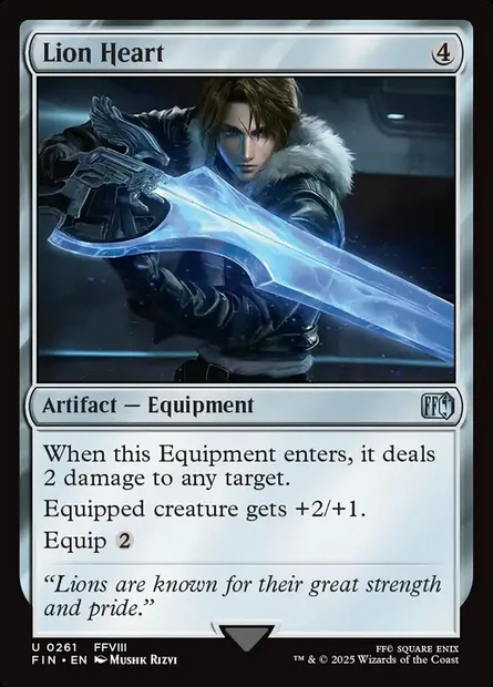 Lion Heart, Magic card FIN 261 — Final Fantasy set