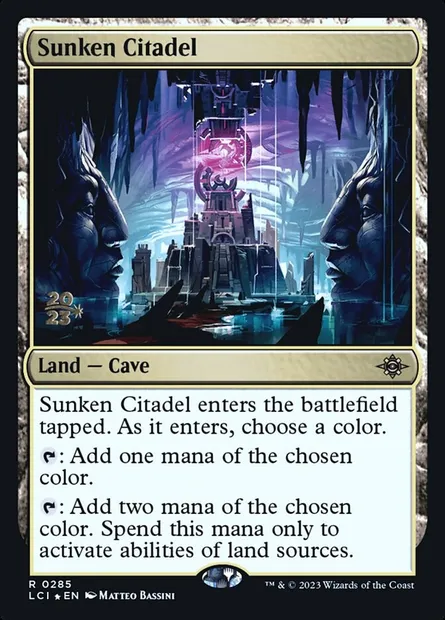 Sunken Citadel, Magic card PLCI 285s — The Lost Caverns of Ixalan Promos set