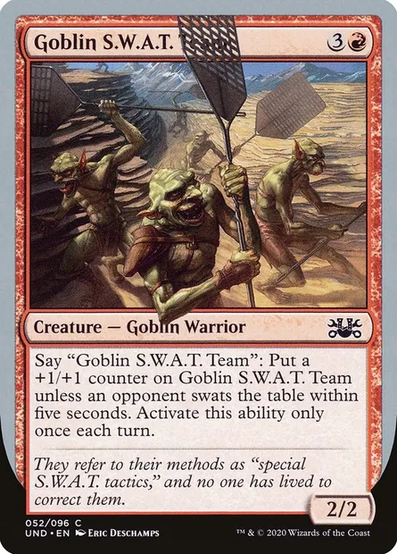 Goblin S.W.A.T. Team, Magic card UND 52 — Unsanctioned set