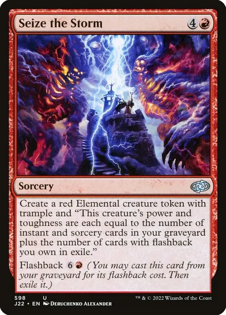Seize the Storm, Magic card J22 598 — Jumpstart 2022 set