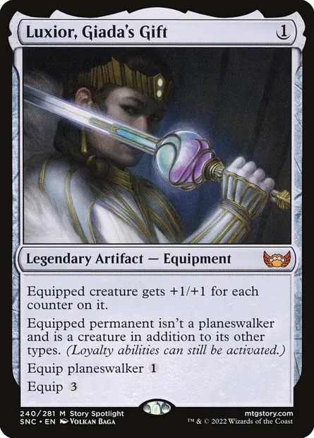 Luxior, Giada's Gift, Magic card SNC 240 — Streets of New Capenna set