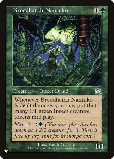 Broodhatch Nantuko, Magic card PLST ONS-250 — The List set