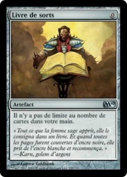 Livre de sorts, carte Magic M10 220 — extension Magic 2010