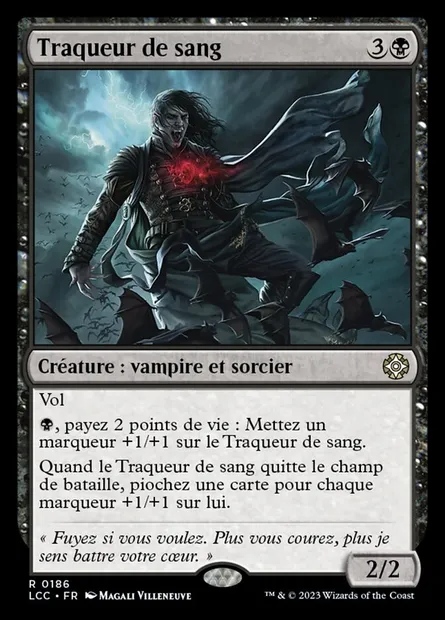 Traqueur de sang, carte Magic LCC 186 — extension The Lost Caverns of Ixalan Commander