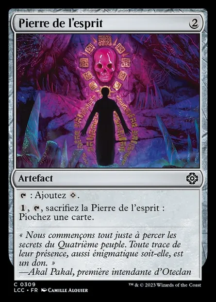Pierre de l'esprit, carte Magic LCC 309 — extension The Lost Caverns of Ixalan Commander