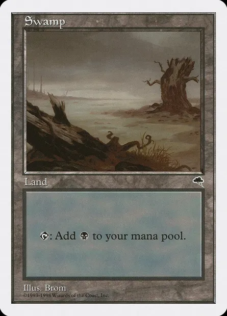 Swamp, Magic card ATH 81 — Anthologies set