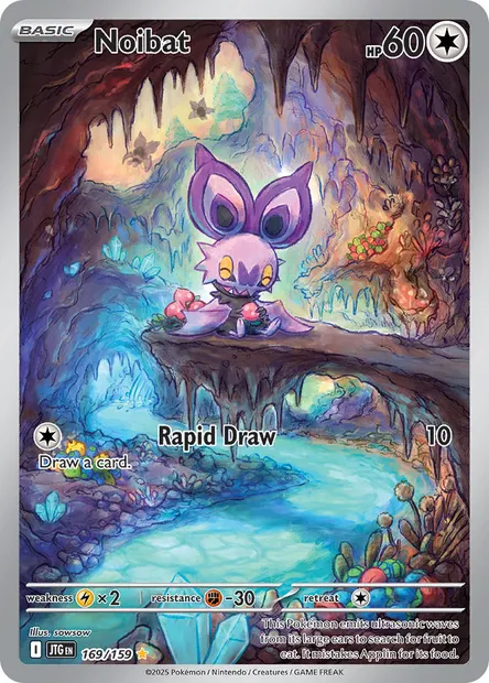 Noibat, Pokémon card JTG 169 — Journey Together set