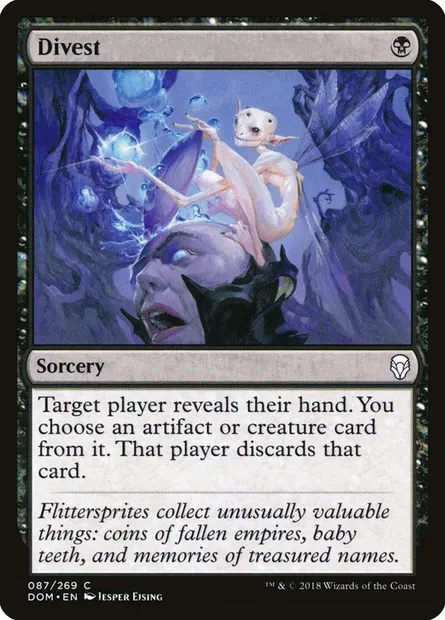 Divest, Magic card DOM 87 — Dominaria set