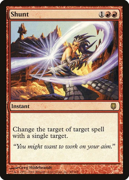 Détournement, carte Magic DST 68 — extension Sombracier