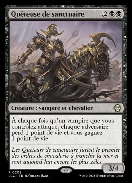 Quêteuse de sanctuaire, carte Magic LCC 209 — extension The Lost Caverns of Ixalan Commander