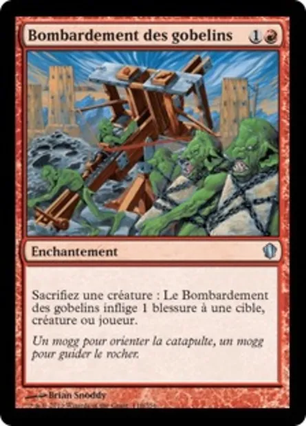 Bombardement des gobelins, carte Magic C13 110 — extension Commander 2013