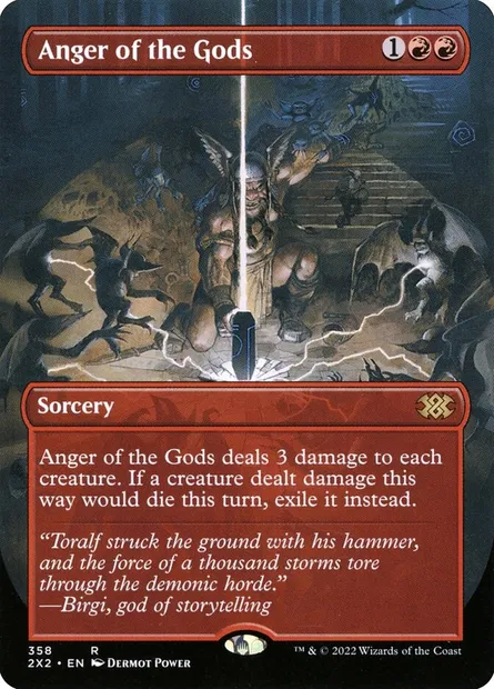 Anger of the Gods, Magic card 2X2 358 — Double Masters 2022 set