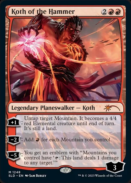 Koth du Marteau, carte Magic SLD 1248 — extension Secret Lair Drop