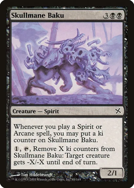 Skullmane Baku, Magic card BOK 83 — Betrayers of Kamigawa set
