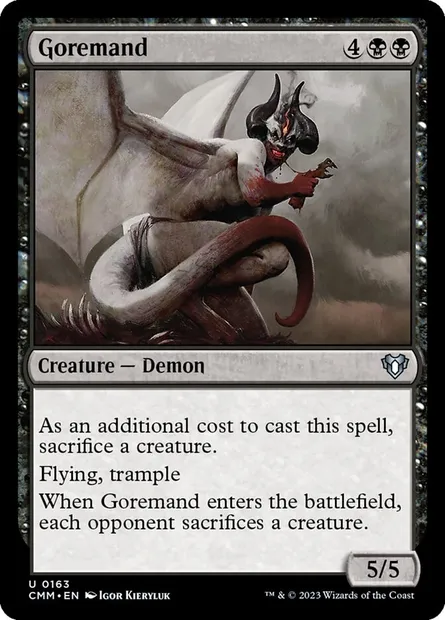 Goremand, Magic card CMM 163 — Commander Masters set