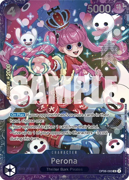 Perona, carte One Piece OP06-093 — extension ONE PIECE CARD THE BEST