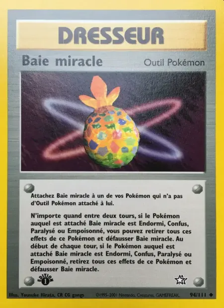 Baie miracle, carte Pokémon NG 94 — extension Neo Genesis