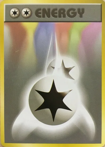 Double Énergie Incolore, carte Pokémon 1EPNR ct137984 — extension Expansion Pack & Starter Pack No Rarity