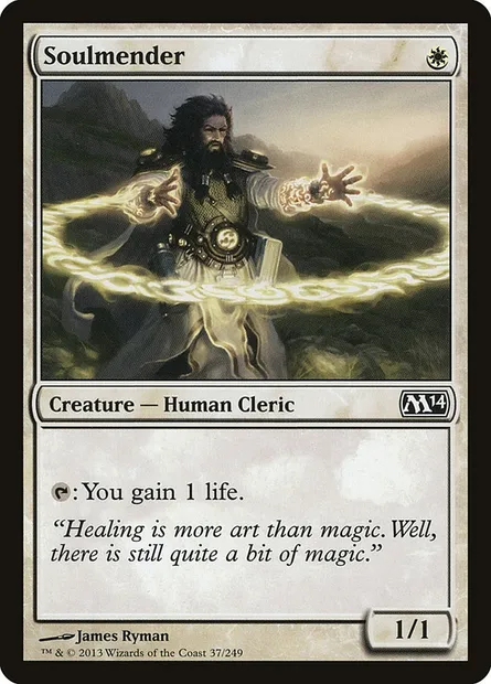 Soulmender, Magic card M14 37 — Magic 2014 set