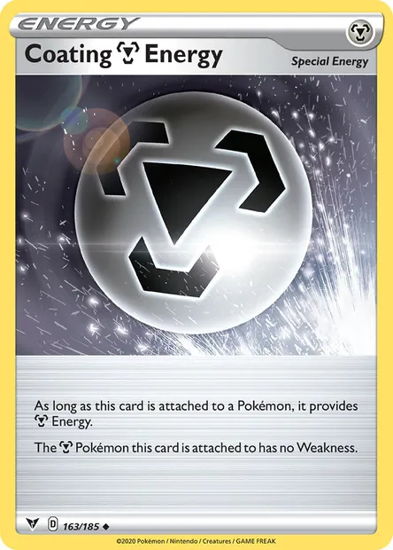 Coating Metal Energy, Pokémon card VIV 163 — Vivid Voltage set