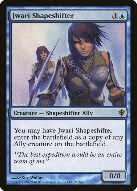 Jwari Shapeshifter, Magic card WWK 32 — Worldwake set