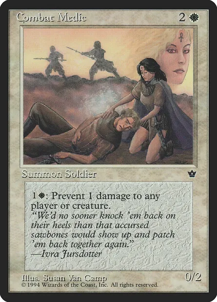 Combat Medic, Magic card FEM 1b — Fallen Empires set