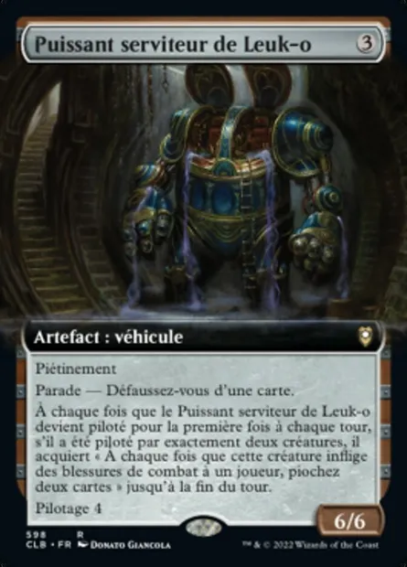 Puissant serviteur de Leuk-o, carte Magic CLB 598 — extension Commander Légendes : la bataille de la Porte de Baldur