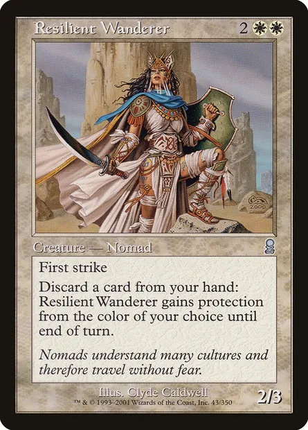 Resilient Wanderer, Magic card ODY 43 — Odyssey set