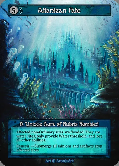Atlantean Fate, Sorcery card BET 273 — Beta set