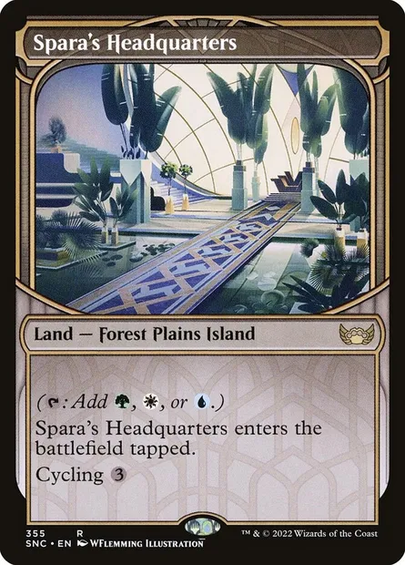 Spara's Headquarters, Magic card SNC 355 — Streets of New Capenna set