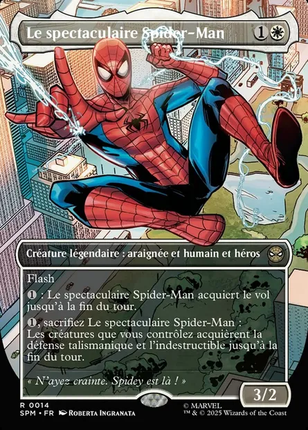 Le spectaculaire Spider-Man, carte Magic SPM 14 — extension Marvel's Spider-Man