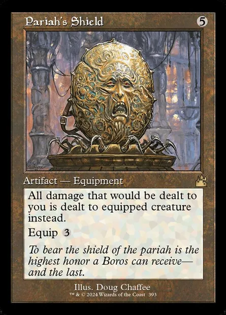 Pariah's Shield, Magic card RVR 393 — Ravnica Remastered set