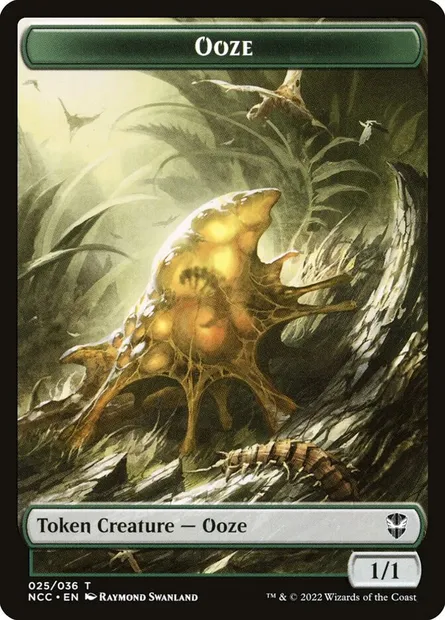 Ooze, carte Magic TNCC 25 — extension New Capenna Commander Tokens
