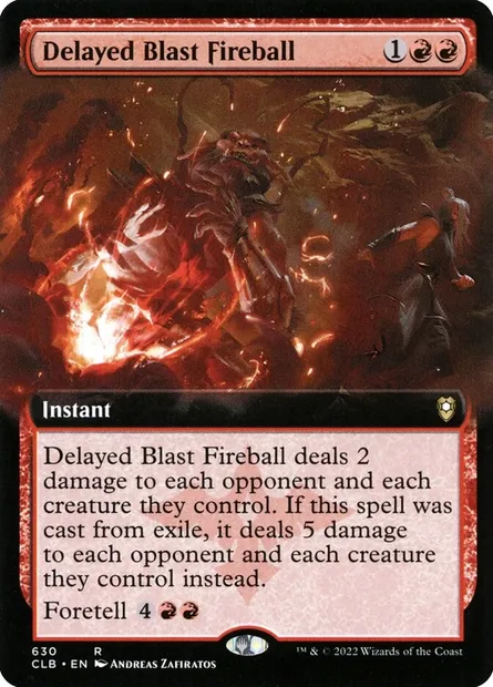 Delayed Blast Fireball, Magic card CLB 630 — Commander Legends: Battle for Baldur's Gate set