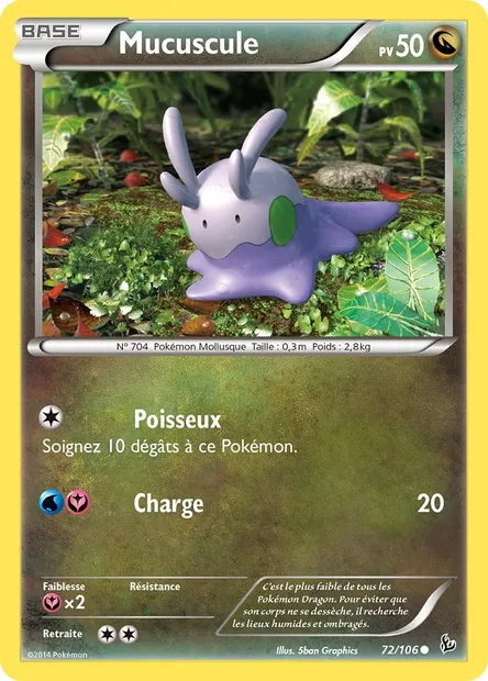 Mucuscule, carte Pokémon FLF 72 — extension Étincelles