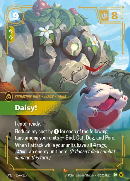 Daisy!, carte Riftbound UNL 196 — extension Unleashed