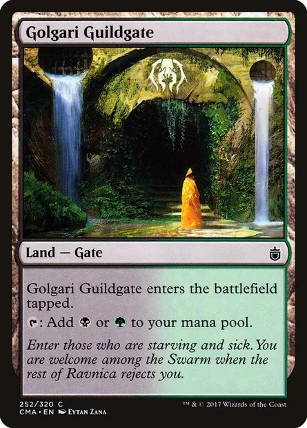 Golgari Guildgate, Magic card CMA 252 — Commander Anthology set