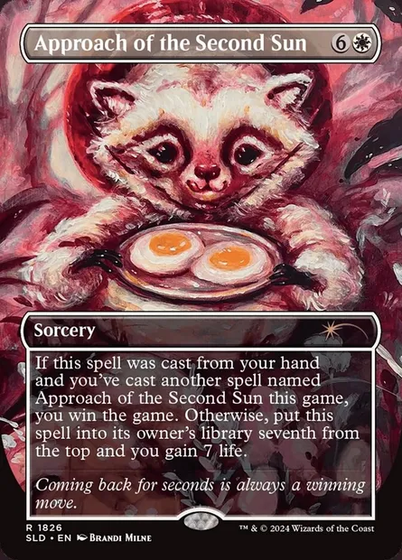 Approche du Second Soleil, carte Magic SLD 1826 — extension Secret Lair Drop