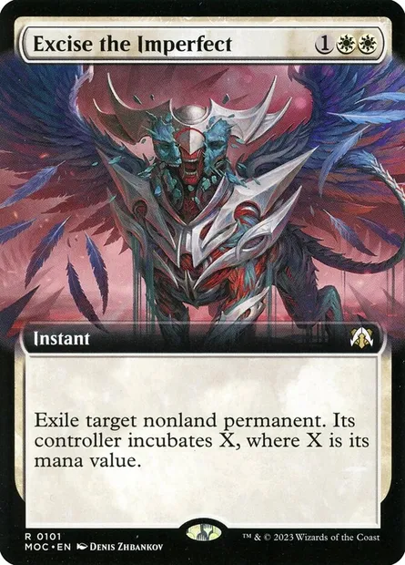 Excise the Imperfect, Magic card MOC 101 — March of the Machine Commander set