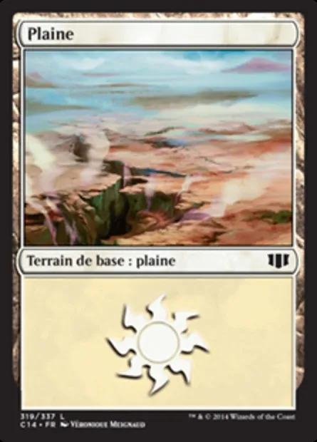 Plaine, carte Magic C14 319 — extension Commander 2014