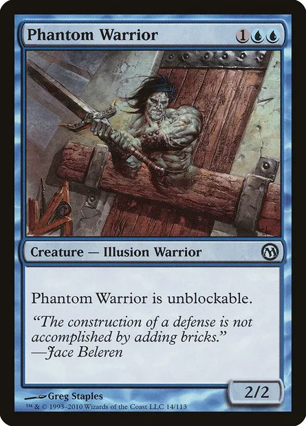 Phantom Warrior, Magic card DPA 14 — Duels of the Planeswalkers set